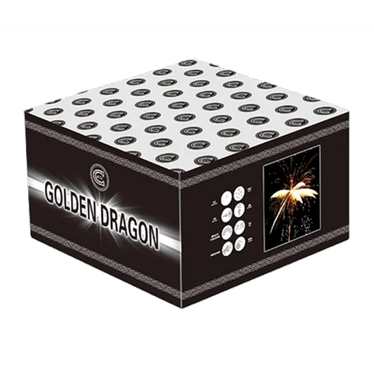 Golden Dragon - Barrage by Celtic Fireworks at bestfireworks.uk