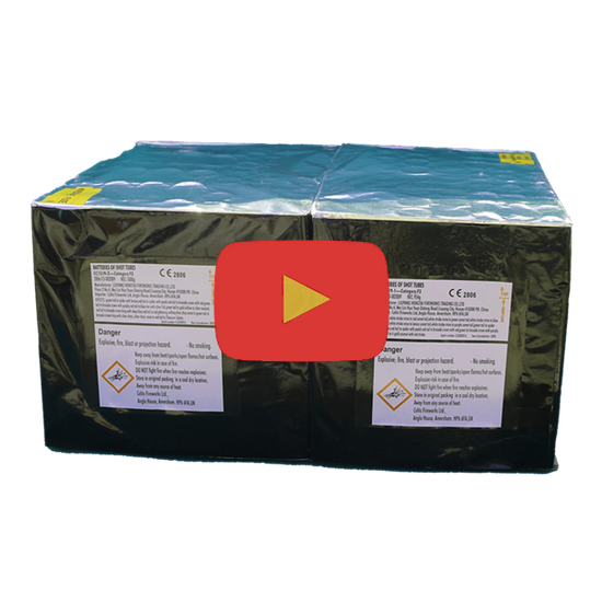 A beast of a Compound firework from Celtic, stunning Mexican wave effect of multicoloured comets with glittering tails then into a multitude of stunning effects firing straight and angled.  This is in fact 2 large fireworks connected together.