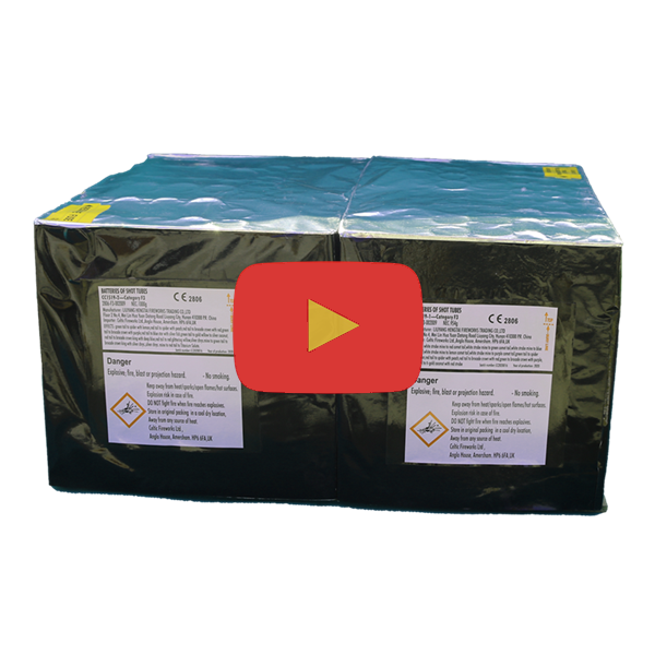A beast of a Compound firework from Celtic, stunning Mexican wave effect of multicoloured comets with glittering tails then into a multitude of stunning effects firing straight and angled.  This is in fact 2 large fireworks connected together.