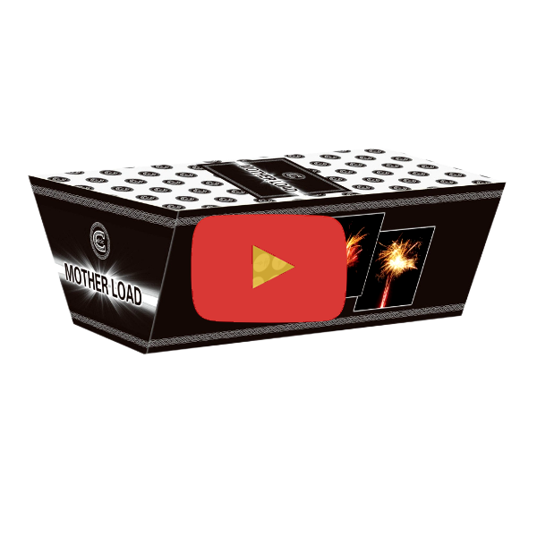 Huge fanned fireworks from Celtic, this is one of our biggest most extravagant single ignition fireworks and is sure to impress your spectators every time this piece will make your fireworks show a hit!