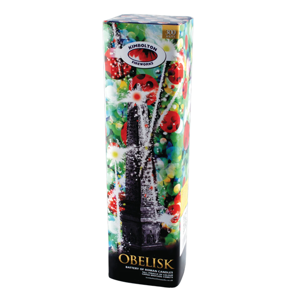 Obelisk - Roman Candles by Kimbolton Fireworks at bestfireworks.uk