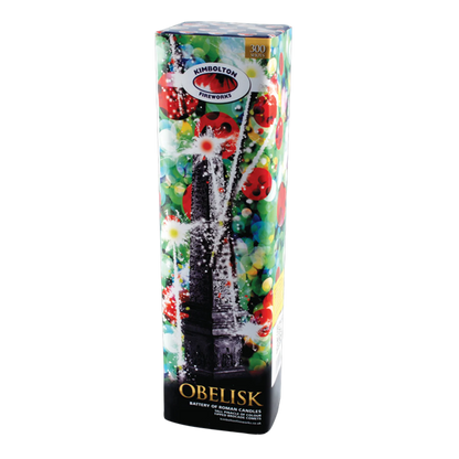 Obelisk - Roman Candles by Kimbolton Fireworks at bestfireworks.uk