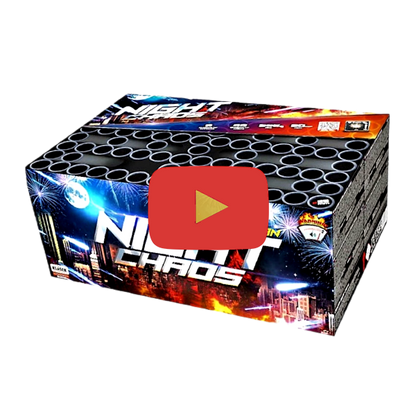 A stunning display in a box type firework with a huge variety of powerful and stunning effects all with huge bursts, multiple firing patterns keep this firework interesting throughout.