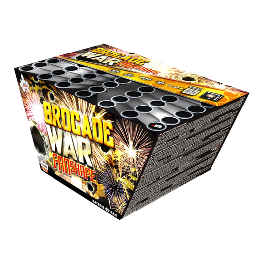Brocade War Fan - Barrage by Klasek Pyrotechnics at bestfireworks.uk
