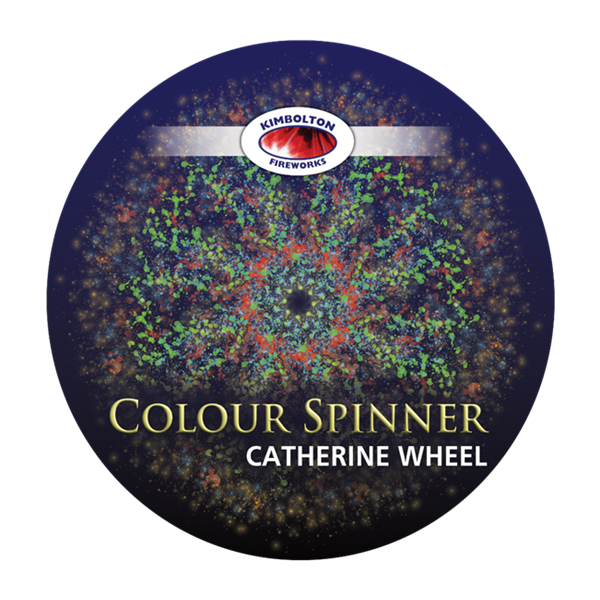 Colour Spinner - Catherine Wheel by Kimbolton Fireworks at bestfireworks.uk