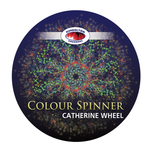 Colour Spinner - Catherine Wheel by Kimbolton Fireworks at bestfireworks.uk