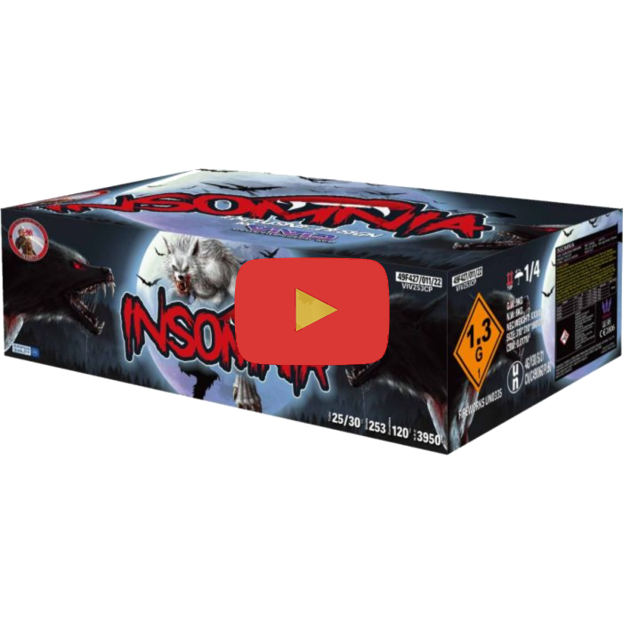 A brand new and exclusive huge compound firework by Vivid Pyrotechnics producing a vast range of the highest quality effects seen on the UK market.