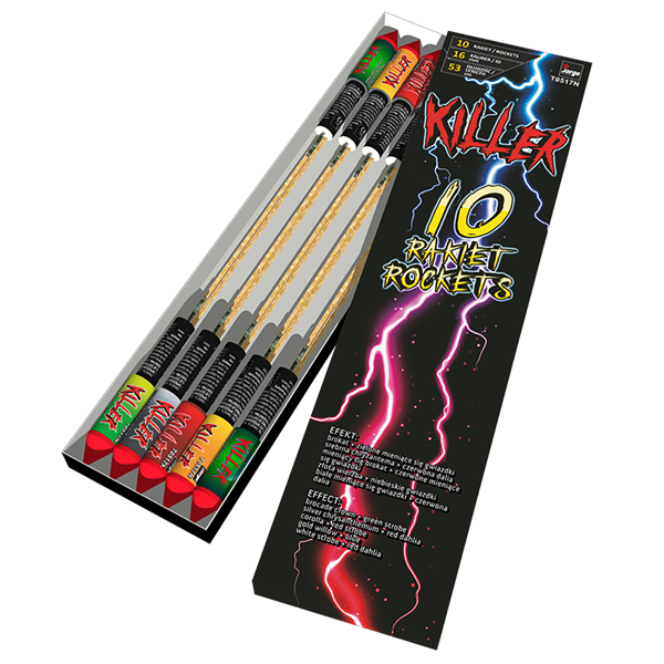 Killer Rockets - Rocket by Jorge Fireworks at bestfireworks.uk