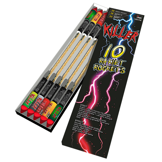 Killer Rockets - Rocket by Jorge Fireworks at bestfireworks.uk
