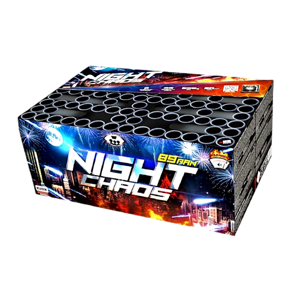 Night Chaos - Barrage by Klasek Pyrotechnics at bestfireworks.uk