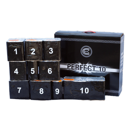Perfect 10 Pack - Barrage by Celtic Fireworks at bestfireworks.uk