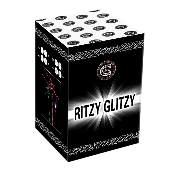 Ritzy Glitzy - Barrage by Celtic Fireworks at bestfireworks.uk