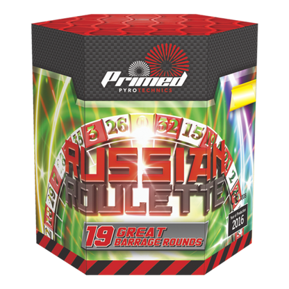 Russian Roulette - Barrage by Primed Pyrotechnics at bestfireworks.uk